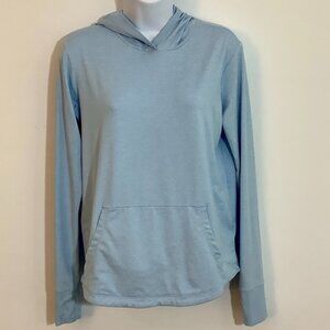 Lightweight Hoodie Blue Athleta Girl XL/14 Sporty Trendy  Weekend Casual Stretch